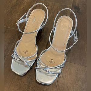 Silver heels